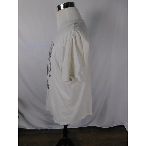 Yu-Gi-Oh Shirt Mens XL White Blue Eyes Dragon Anime Graphic Tee T-Shirt S20 - Picture 5 of 9